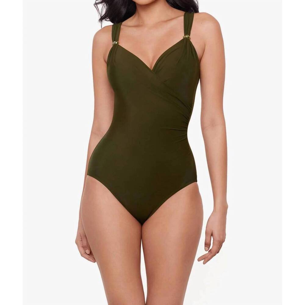 NEW MIRACLESUIT dd-cup siren one piece in nori